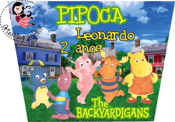 Adesivo para balde de pipoca 1lit