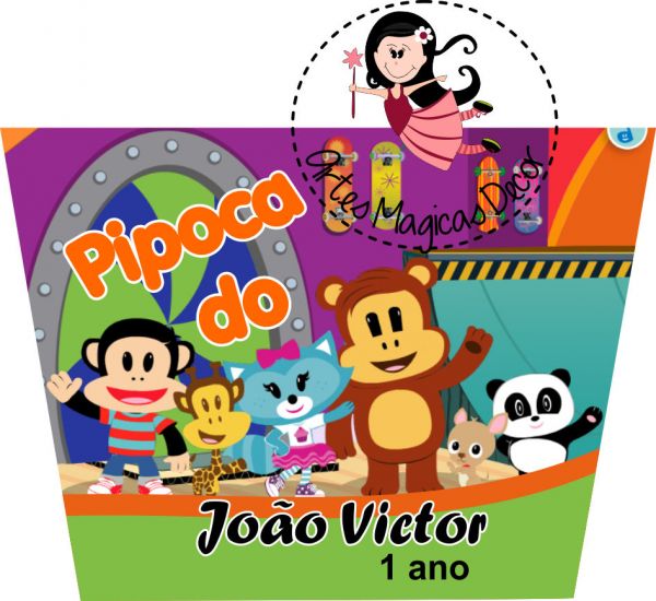 Adesivo para balde de pipoca 1lit