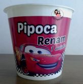 Adesivo para balde de pipoca